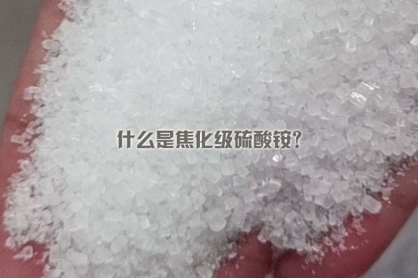 什么是焦化級硫酸銨？